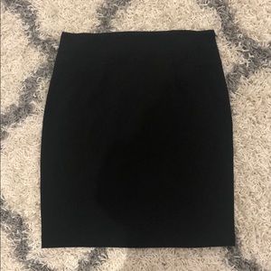 Black formal skirt